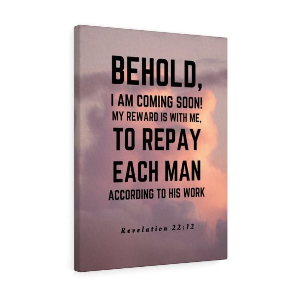 Scripture Canvas I Am Coming Soon Revelation 22:12 Christian Bible Verse Meaningful Framed Prints, Canvas Paintings - Image 8