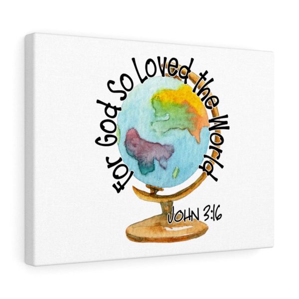 Scripture Canvas For God So Loved The World John 3:16 Christian Bible Verse Meaningful Framed Prints, Canvas Paintings - Image 5