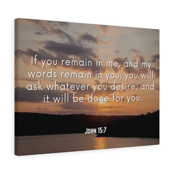 Scripture Canvas Remain In Me John 15:7 Christian Bible Verse Meaningful Framed Prints, Canvas Paintings - Image 8