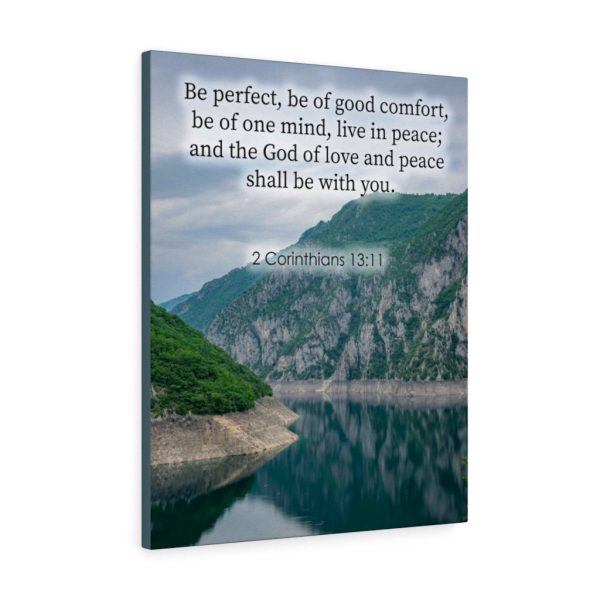 Bible Verse Canvas Be Perfect 2 Corinthians 13:11 Christian Scripture Ready to Hang Faith Print Framed Prints, Canvas Paintings - Image 3