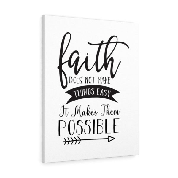 Scripture Canvas Faith Makes Them Possible Christian Meaningful Framed Prints, Canvas Paintings