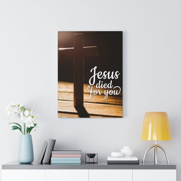 Jesus Died For You Christian Bible Verse Meaningful Framed Prints, Canvas Paintings - Image 4