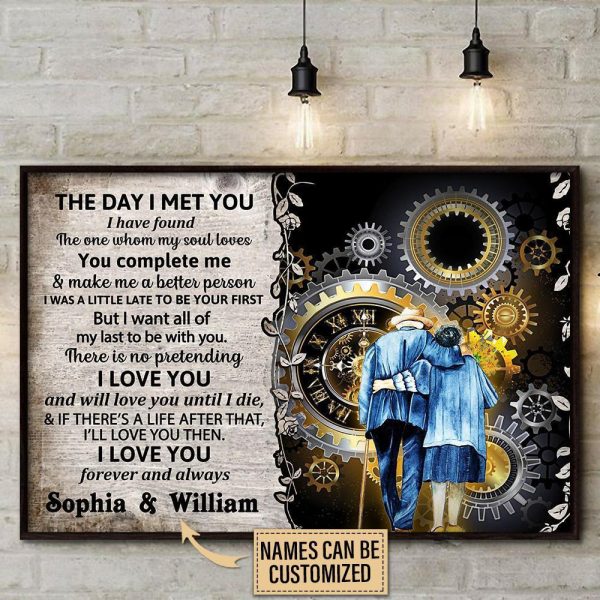 here Gifts Personalized Mechanic The Day I Met You Canvas Home Decor - Image 2