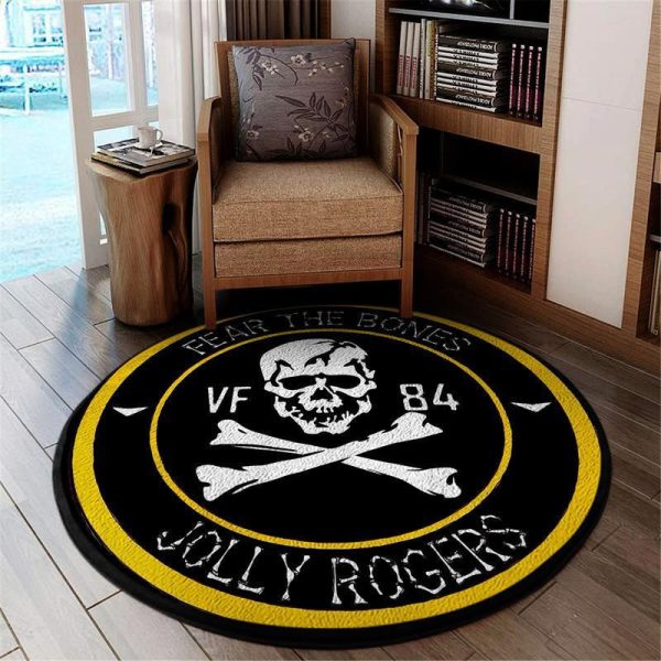 Jolly Rogers Fear The Bornes Living Room Round Mat Circle Rug - Image 2