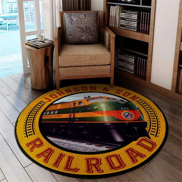 Personalize Minneapolis And St Louis Living Room Round Mat Circle Rug - Image 2