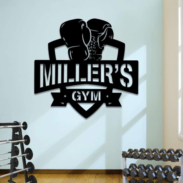 Personalized Boxing Metal Gym Sign, Cross Fit Club, Wedding, Anniversa - Image 2