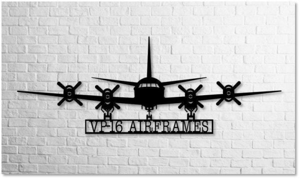 P3 Vp16 Airframes; P3 Orion Naval Aircraft Metal Sign Cut Metal Sign W