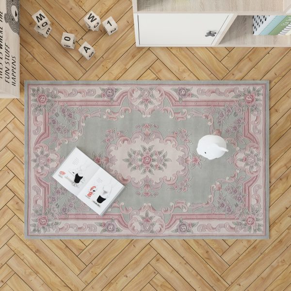 Garden Playroom Rug Peking Garden Rug Rectangle Rugs Washable Area Rug Non-Slip Carpet For Living Room Bedroom - Image 2