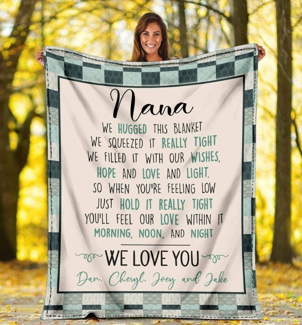 Grandma Blanket Gift Personalized Grandma Throw Blanket Birthday Mothe - Image 2