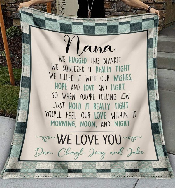 Grandma Blanket Gift Personalized Grandma Throw Blanket Birthday Mothe - Image 4