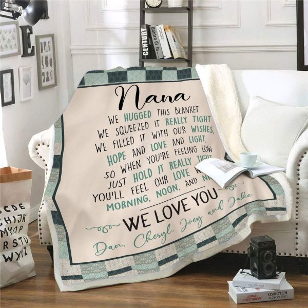 Grandma Blanket Gift Personalized Grandma Throw Blanket Birthday Mothe - Image 5