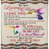 Hummingbird Love You For All The Times Fleece Blanket Gift For Mama Fl