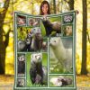 3d Funny Cute Ferrets Ferret Lover Gift Fleece Blanket