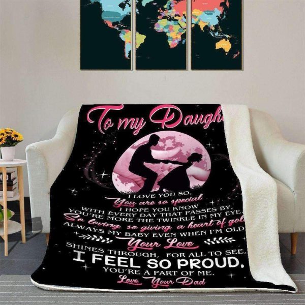 Blanket Gift For Daughter You Are A Part Of Me