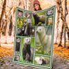 3d Funny Cute Ferrets Ferret Lover Gift Fleece Blanket - Image 5