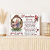 Personalized Canvas Prints, Upload Photo And Name, Memorial Gifts For Loss Of Grandma, Memorial Gift, I Thought Of You Dem Canvas