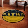 Awrr Round Mat Atlantic & Western Railroad Round Floor Mat Room Rugs Carpet Outdoor Rug Washable Rugs - Image 3