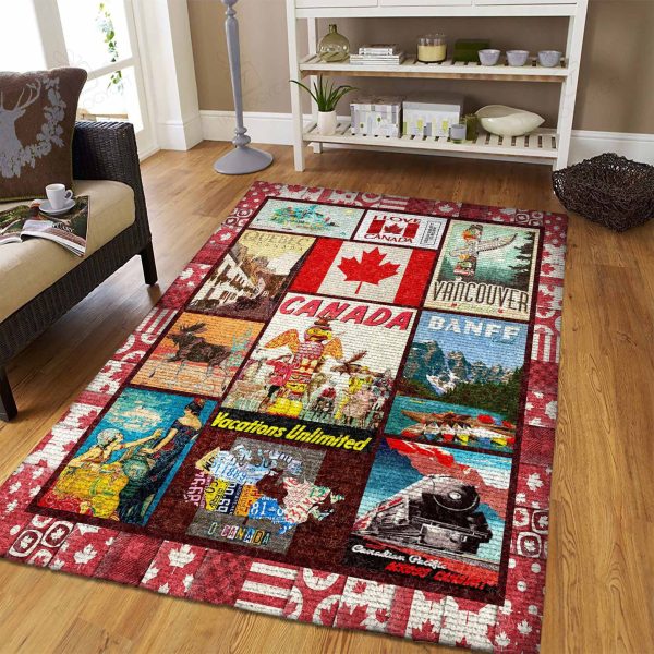 Canada Area Rugs For Living Room Rectangle Rug Bedroom Rugs Carpet Flooring Gift RS135790|Rosabella Print